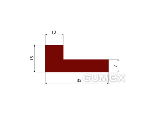 GUMMIPROFILE L-FORM - NR - SBR